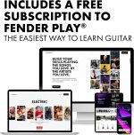 Fender California Debut Redondo CE Series Beginner Acoustic Guitar, Black - Image 7