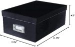 Pioneer Photo Albums Photo Storage Box, Black - Image 3