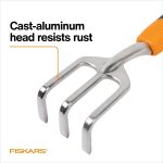 Fiskars Ergo Garden Cultivator, Hand Tool for Digging, Aerating & Weeding - Image 5