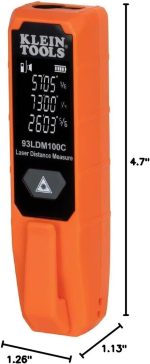 Klein Tools Laser Distance Measure, Measures in Feet, Inches, Meters - Image 13