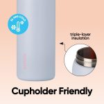 Owala FreeSip Stainless Steel Water Bottle 24 oz Beach House - Image 5