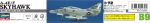 Hasegawa 1:72 Scale A-4E:F Skyhawk Model Kit - Image 6