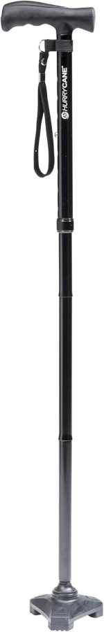 HurryCane Freedom Edition Foldable Walking Cane with T Handle - Image 2