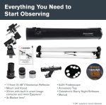Celestron PowerSeeker 114EQ Reflector Telescope for Backyard Astronomy - Image 4