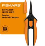 Fiskars 6" Non-Stick Pruning Snips, Resin-Resistant Garden Scissors - Image 2