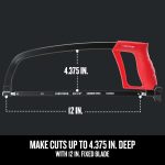 CRAFTSMAN Hand Saw, 12-Inch Hacksaw (CMHT20138) - Image 5