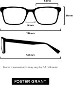 Foster Grant Conan Multifocus Reading Glasses - Image 6