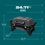 Charbroil Grill2Go X200 Portable Gas Grill, Dark Grey - 25409200 - Image 6