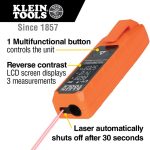 Klein Tools Laser Distance Measure, Measures in Feet, Inches, Meters - Image 3