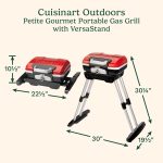 Cuisinart Gas Grill w/VersaStand, Petite Gourmet, Portable, 5,500 BTU - Image 3