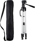 Amazon Basics 60-inch Lightweight DSLR Tripod with Bag, Black - Image 2