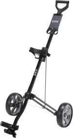 KVV 2-Wheel Aluminum Frame Golf Push Cart… - Image 4