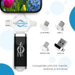 ThePhotoStick® Omni 128GB Photo Backup for iPhone, Android and Computers - Image 10
