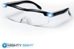 Ontel Mighty Sight LED Magnifying Eyewear, Black, Pack of 2 - Image 3