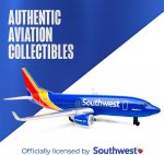 Daron Southwest Airlines Die-Cast Model Airplane Toy - Image 7