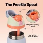 Owala FreeSip Stainless Steel Water Bottle 24 oz Beach House - Image 3