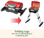Cuisinart Gas Grill w/VersaStand, Petite Gourmet, Portable, 5,500 BTU - Image 6