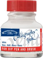 Winsor & Newton 1110702 Calligraphy Ink 30ml Bottle-White - Image 2