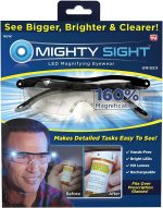 Ontel Mighty Sight LED Magnifying Eyewear, Black, Pack of 2 - Image 2