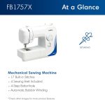 Brother FB1757X Mechanical Sewing Machine - Image 3