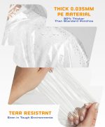 Hagon PRO Disposable Rain Ponchos for Adults (5 Pack) - Image 2
