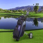 KVV 2-Wheel Aluminum Frame Golf Push Cart… - Image 5