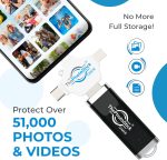 ThePhotoStick® Omni 128GB Photo Backup for iPhone, Android and Computers - Image 8