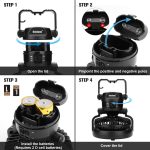 Odoland Portable LED Camping Lantern with Ceiling Fan - Hurricane Emergency - Image 8