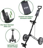 KVV 2-Wheel Aluminum Frame Golf Push Cart… - Image 6