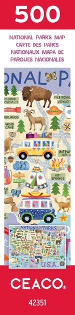 Ceaco - National Parks Map - 500 Piece Jigsaw Puzzle - Image 9
