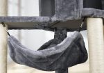 YUNIQUE Cat Tree with Cat Condo and Big Hammock, Grey - Image 8
