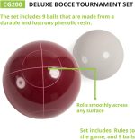 Champion Sports Outdoor Game Sets – Volleyball, Badminton, Tetherball, Bocce & Croquet - Image 3