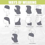 Balaclava Face Mask Adjustable Windproof UV Protection Hood - Image 7