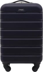 Wrangler 21.5" Spinner Carry-On Luggage, Navy Blue - Image 2
