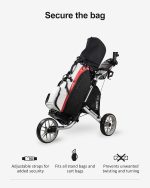Caddytek Golf CaddyLite EZ Fold V8 3-Wheel Push Cart - Image 5