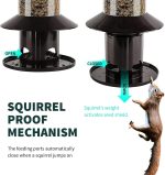 Squirrel-Proof Bird Feeder for Outdoor Hanging Wild Bird Seeds. - Image 3