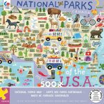 Ceaco - National Parks Map - 500 Piece Jigsaw Puzzle - Image 4