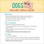 Dogs Memory Match Game (Set of 72 cards) - Image 5