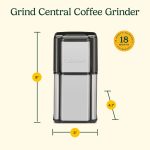 Cuisinart DCG-12BC Grind Central Coffee Grinder, Blade, Silver - Image 4