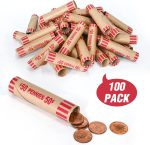 L LIKED 100 PCS Preformed Coin Wrappers Rolls-Pennies - Image 4