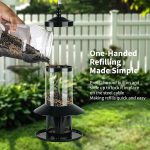 Squirrel-Proof Bird Feeder for Outdoor Hanging Wild Bird Seeds. - Image 5