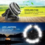 Odoland Portable LED Camping Lantern with Ceiling Fan - Hurricane Emergency - Image 4