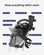 Caddytek Golf CaddyLite EZ Fold V8 3-Wheel Push Cart - Image 7