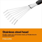 Fiskars Xact Hand Rake, Ergonomic Handle for Heavy Duty Gardening - Image 7