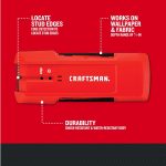 CRAFTSMAN Stud Finder, 3/4-Inch Depth (CMHT77633) - Image 3