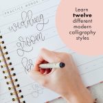 Modern Calligraphy: A Calligraphy Practice Workbook (Calligraphy Practice Book Series) - Image 4