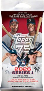 Topps 2026 Topps Series 1 MLB Baseball Fat Pack - Image 2