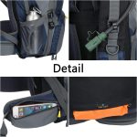 WoneNice 50L(45+5) Waterproof Hiking Backpack Outdoor Daypack w/Rain Cover - Image 10