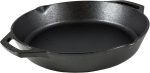 Lodge L10SKL Cast Iron Dual Handle Pan, 12 inch, Black - Image 5