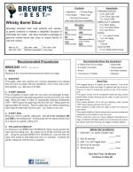 Brewers Best Whiskey Barrel Stout Beer Ingredient Kit - Image 4